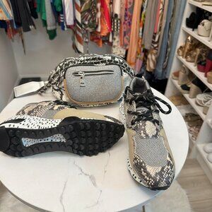 Steve Madden Sneakers with Matching Fanny Pack, multiple colors, size 7
